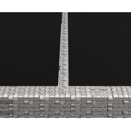 Τραπέζι Εξωτερικού Χώρου VidaXL από Ρατάν 200x150x74 cm - Γκρι image 3