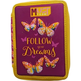 Κασετίνα Γεμάτη Must Team Butterfly Follow Your Dreams