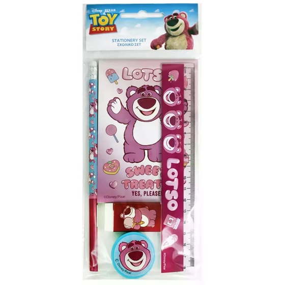 Σχολικό Σετ Γραφής με&nbsp;Μπλοκ Gim&nbsp;Toy&nbsp;Story&nbsp;Lotso image 0