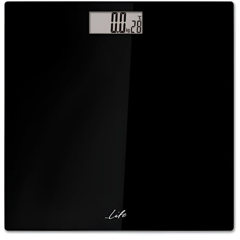 LIFE Ζυγαριά Σώματος Life Yoga Μαύρο