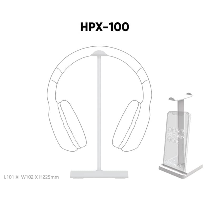 Armaggeddon HPX-100 Headset Stand Λευκό φωτογραφία