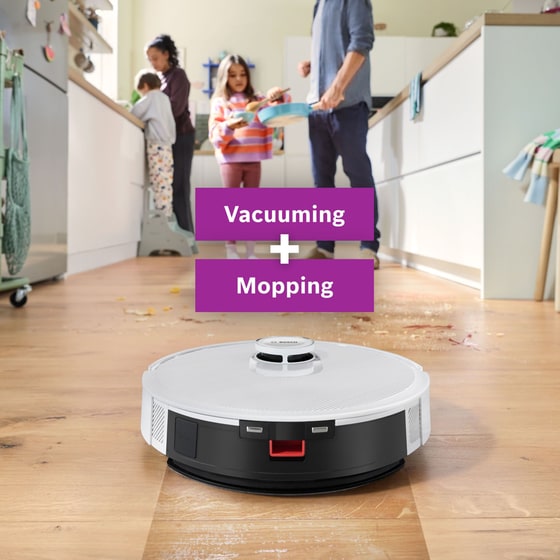 BOSCH SPOTLESS ADVANCED BCRC2W για Σκούπισμα και Σφουγγάρισμα Λευκό Σκούπα Ρομπότ image 8