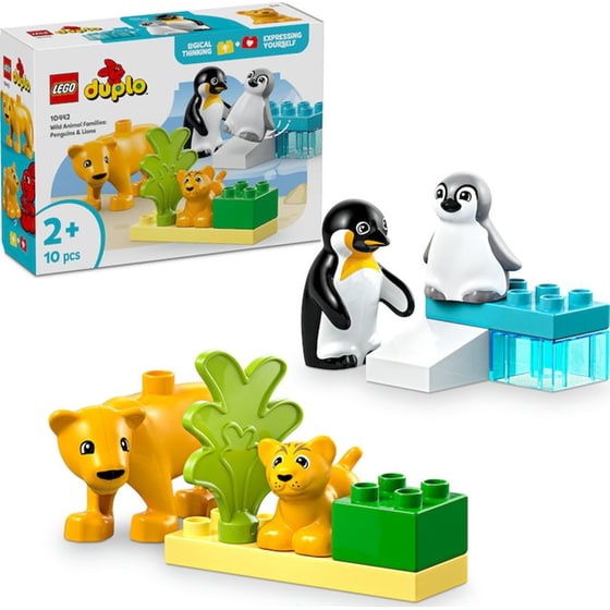 LEGO® DUPLO® Οικογένειες Άγριων Ζώων Πιγκουίνοι & Λιοντάρια (10442) image 6