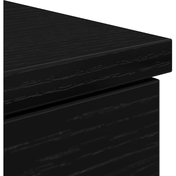 Γραφείο VidaXL από Επεξεργασμένο Ξύλο 140x49x76 cm - Μαύρη Δρυς image 5