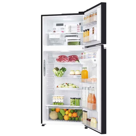 LG GTB744BMBED Total No Frost 506 Lt Μαύρο Γυαλί Δίπορτο Ψυγείο image 6