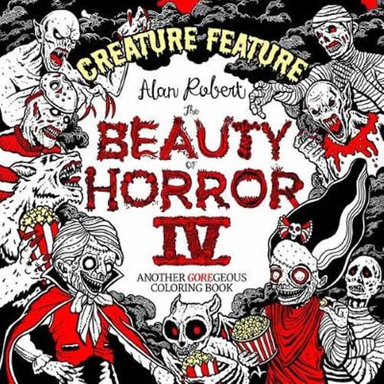 Beauty of Horror 4: Creature Feature Colouring Book image 0