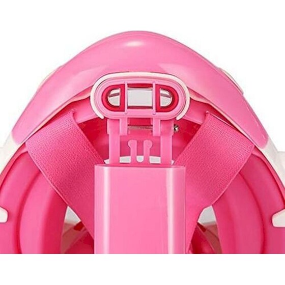 Παιδική Μάσκα Θαλάσσης Thenice Kf-3 Καρχαριάκι Full Face Snorkel Mask XS/S - Ροζ image 3