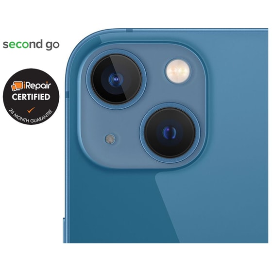 Μεταχειρισμένο Apple iPhone 13 128GB Blue second go Certified by iRepair image 3