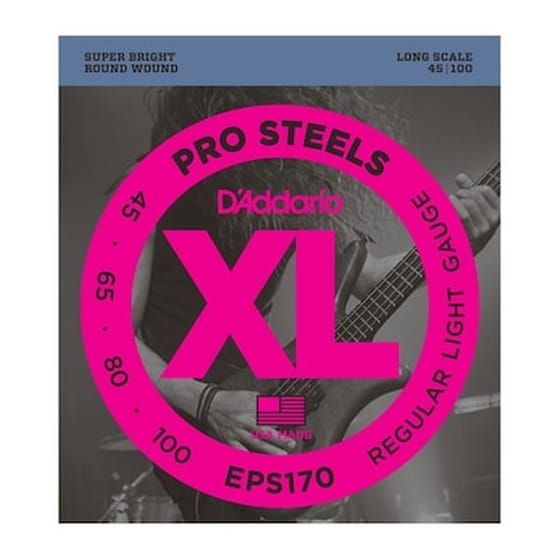 Χορδή Ηλεκτρικού Μπάσου D'addario Pro Steels 045-100 image 0