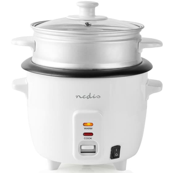 Βραστήρας Ρυζιού NEDIS KARC06WT 300 W 0.6 L Λευκό image 2