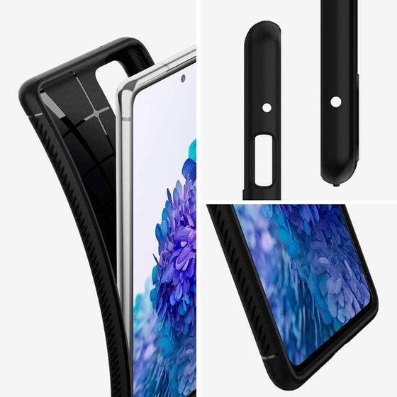 Θήκη Samsung Galaxy S20 - Spigen Rugged Armor - Matte Black image 2