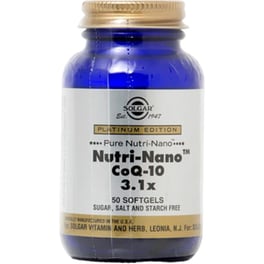Ένζυμο Solgar Nutri Nano CoQ-10 3.1x - 50 κάψουλες