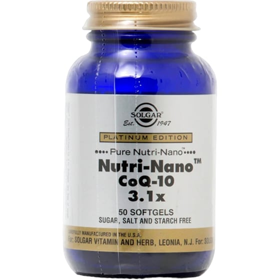 Ένζυμο Solgar Nutri Nano CoQ-10 3.1x - 50 κάψουλες image 0