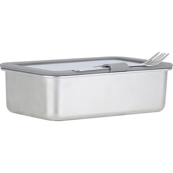 Φαγητοδοχείο Estia Ανοξείδωτο 1250ml Με Χωρίσματα & Πιρούνι (Σετ) image 1