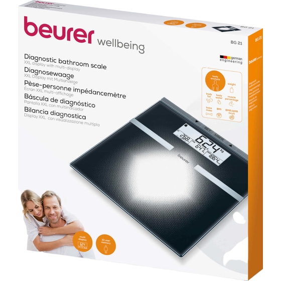 BEURER BG 21 Ζυγαριά Σώματος Μαύρο image 1