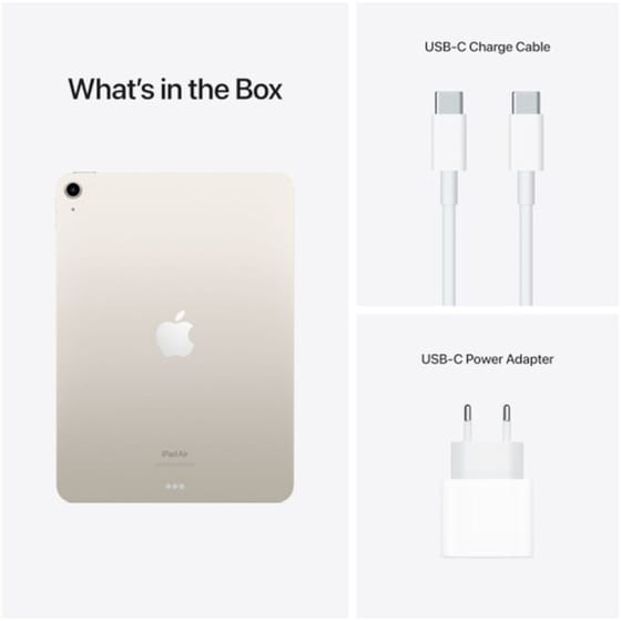 Apple iPad Air 5th Gen 64GB WiFi - Starlight image 4