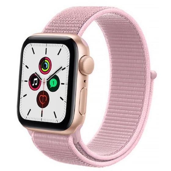 Λουράκι Crong Nylon για Apple Watch 38/40/41mm - Powder Pink image 0