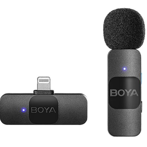 Σύστημα Ασύρματου Μικροφώνου 2.4GHz με Lightning για iOS - Boya BY-V1 image 1