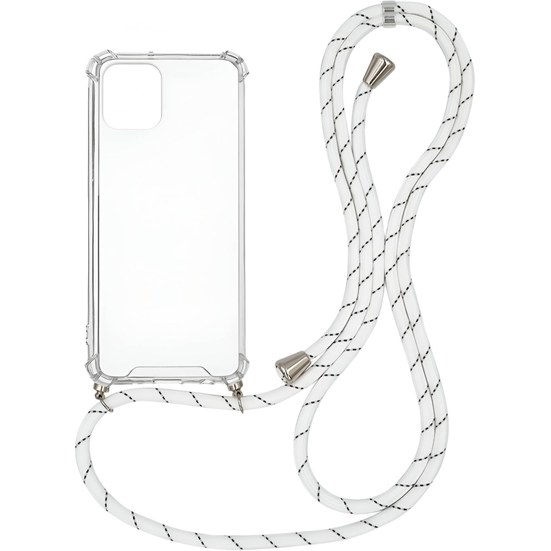 Θήκη Apple iPhone 12 Mini - Sonique Armor Clear - Rainbow Λευκό