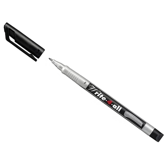 Μαρκαδόρος Ανεξίτηλος για CD/DVD Μαύρο 0.7 mm image 1