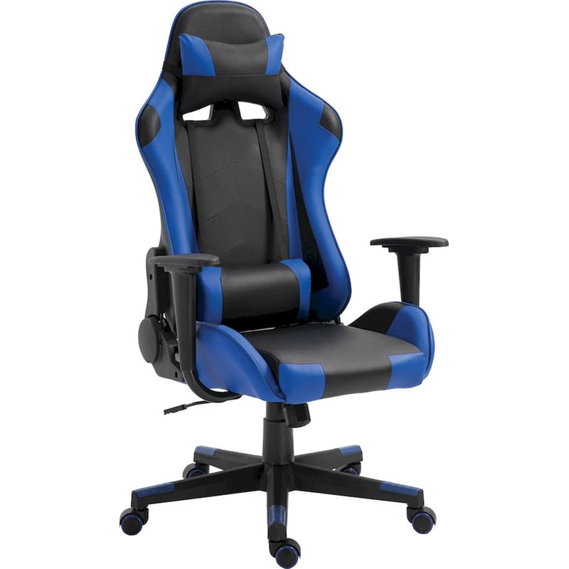 ARTELIBRE Καρέκλα Gaming ArteLibre Navan από Τεχνητό Δέρμα - Μπλε/Μαύρη