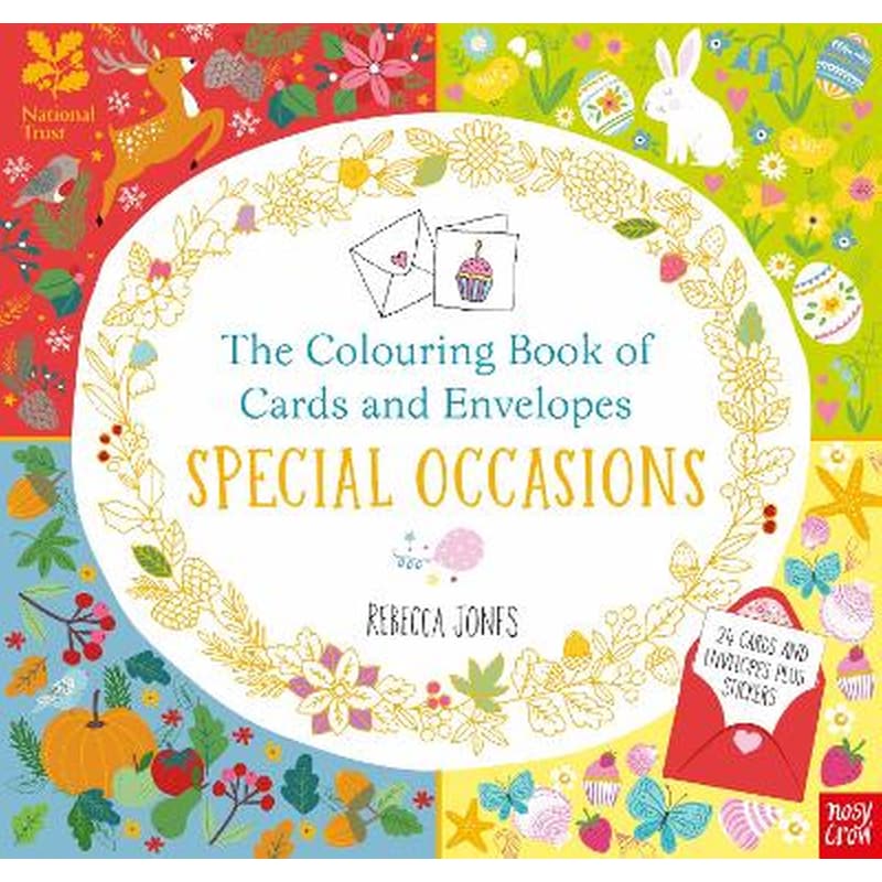 National Trust: The Colouring Book of Cards and Envelopes: Special Occasions φωτογραφία