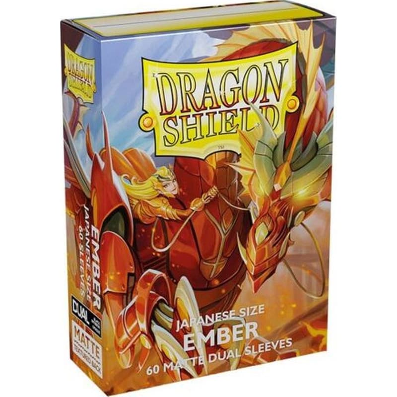 Dragon Shield Japanese Matte Dual Sleeves Ember 60 Τμχ