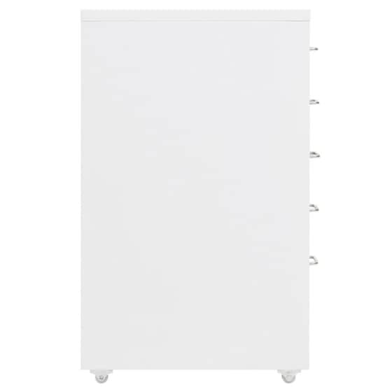 Συρταριέρα Γραφείου VidaXL από Μέταλλο 28x41x69 cm - Λευκό image 1