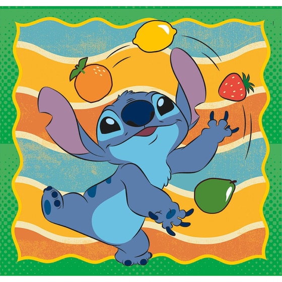 Παιδικό Σετ Παζλ Clementoni Super Color Disney Stich (3x48 Κομμάτια) image 2