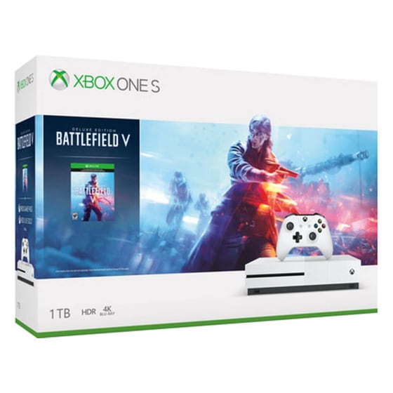 Microsoft Xbox One S White - 1TB & Battlefield V image 0