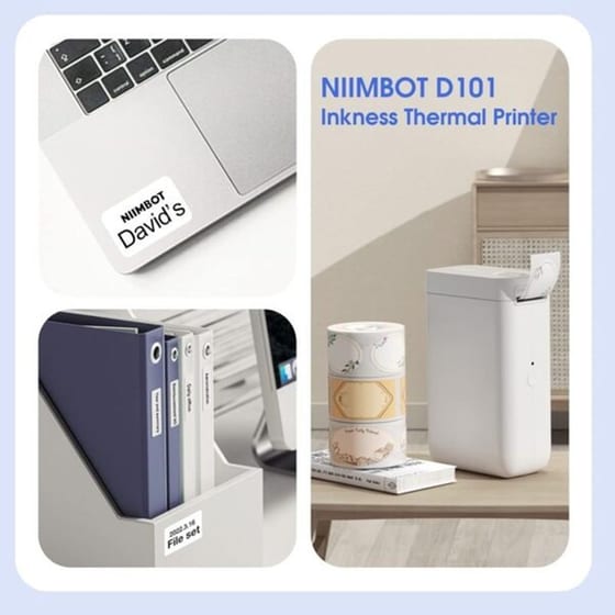 NIIMBOT Thermal D101-W White Θερμικός Εκτυπωτής image 9