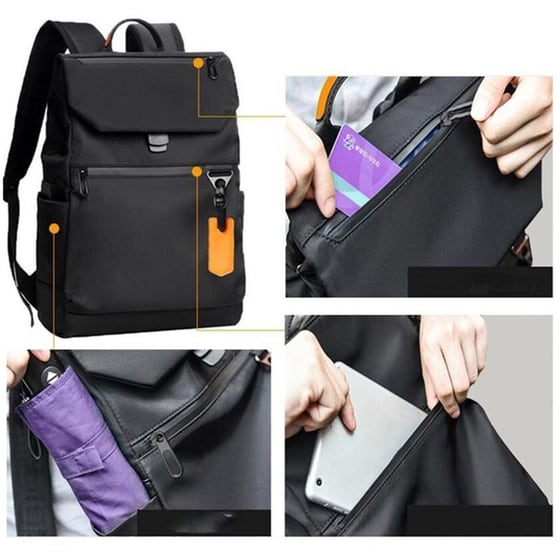 Τσάντα Laptop Amber AM2034 14" - Μαύρο image 1