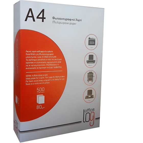 Office Log Χαρτί Εκτύπωσης A5 80gr 500 φύλλα image 0
