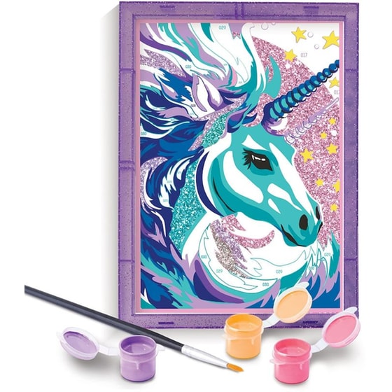 Σετ Ζωγραφικής HappiHobbi Paint By Numbers Fairytale Unicorn image 1