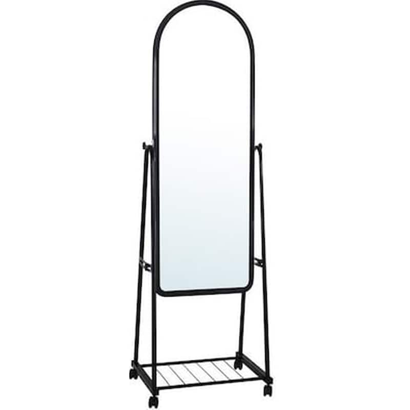 WOODWELL Καθρέπτης Δαπέδου Woodwell Μεταλλικός 43x37x160 cm - Μαύρο