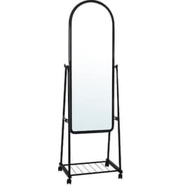 Καθρέπτης Δαπέδου Woodwell Μεταλλικός 43x37x160 cm - Μαύρο