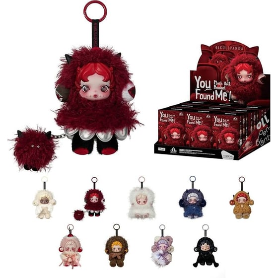 Μπρελόκ Pop Mart Dimoo Skullpanda You Found Me! Series Blind Box image 2