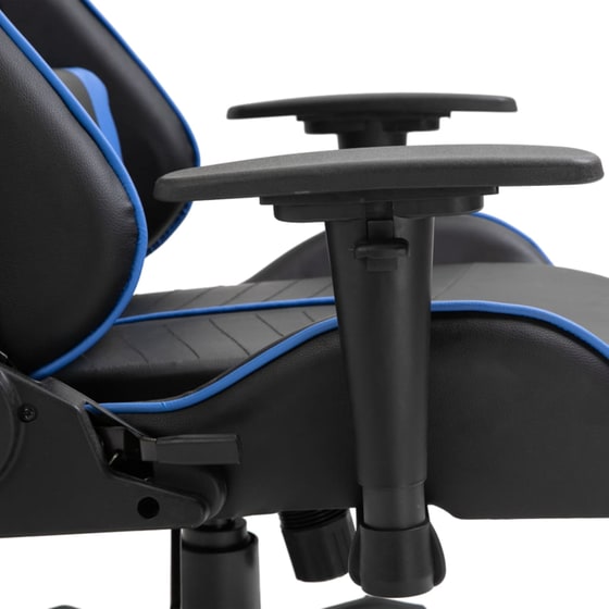 Καρέκλα Gaming VidaXL από Τεχνητό Δέρμα - Μαύρη/Μπλε image 6