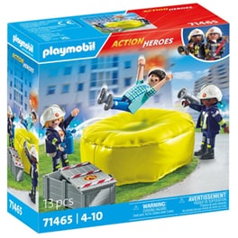 PLAYMOBIL® Action Heroes Πυροσβέστες με στρώμα διάσωσης (71465)