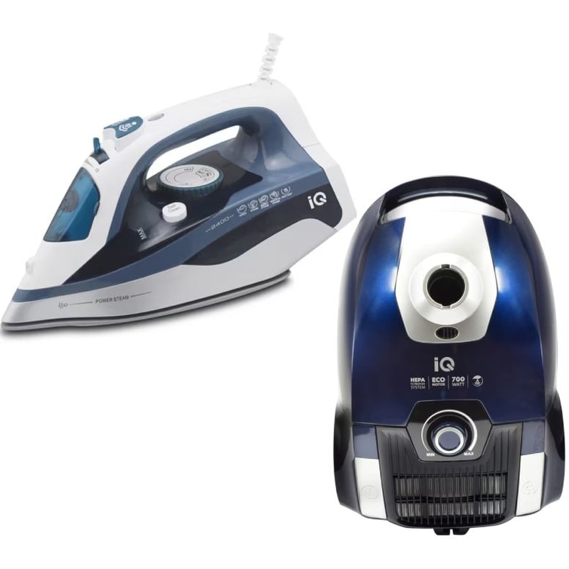 Σετ IQ Ηλεκτρική Σκούπα VC-995 Σίδερο Ατμού EI-861