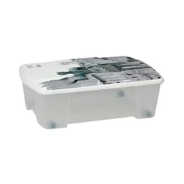 Κουτί Αποθήκευσης Artplast Ιταλίας από Πλαστικό 35 lt 56x39x18 cm - Διάφανο/Decor Rome