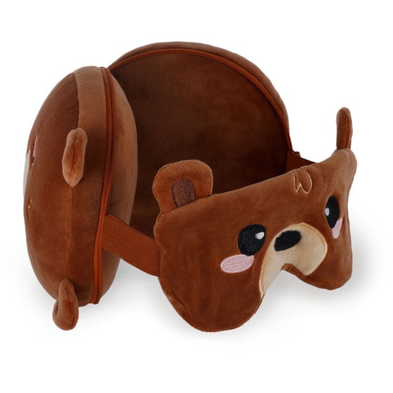 Μαξιλάρι Ταξιδιού με Μάσκα Moses Teddy Bear image 2