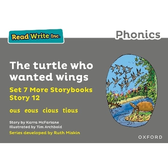 Read Write Inc. Phonics: The turtle who wanted wings (Grey Set 7A Storybook 12) image 0