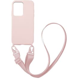 Θήκη Xiaomi Redmi Note 10s - Sonique Armor Clear Με Κορδόνι - Ροζ