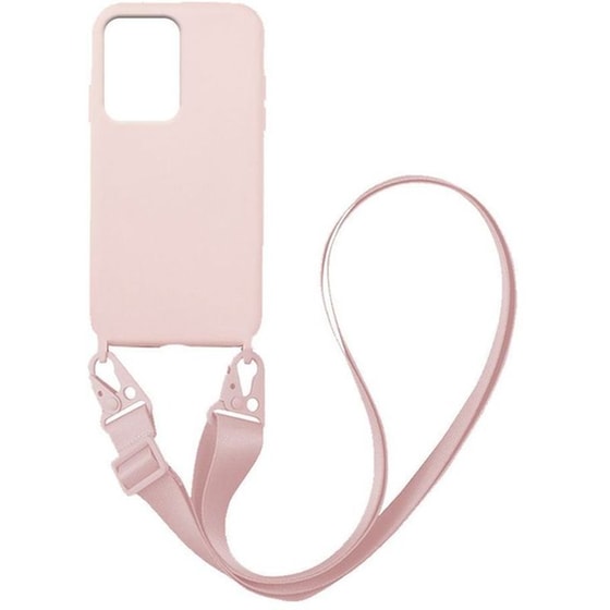 Θήκη Xiaomi Redmi Note 10s - Sonique Armor Clear Με Κορδόνι - Ροζ image 0