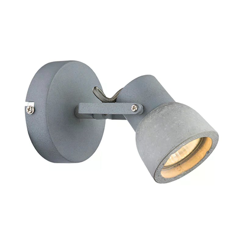 Σποτ Μονόφωτο Aca Pepper Mc171151 Μεταλλικό 6.6x16.7 cm - Γκρι