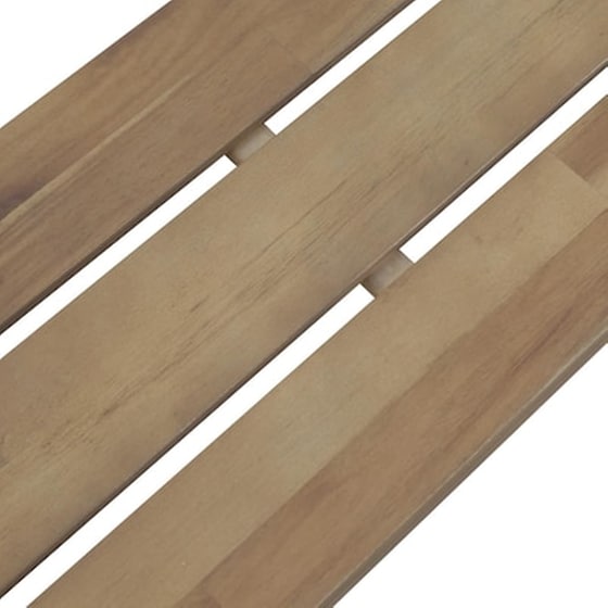 Παγκάκι Κήπου VidaXL από Μασίφ Ξύλο Ακακίας 120x31x45 cm - Καφέ image 5