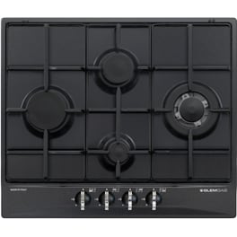 GLEMGAS GT645AC (GN) 58.5 cm Μαύρο Εστία Φυσικού Αερίου Αυτόνομη