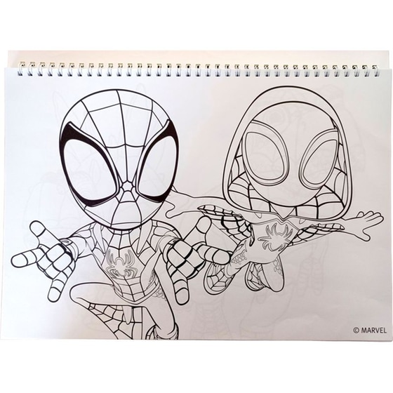 Μπλοκ Ζωγραφικής Gim A4 Spidey Dino Webs image 2