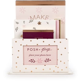 Desk Organizer Posh+Pop Rose Gold